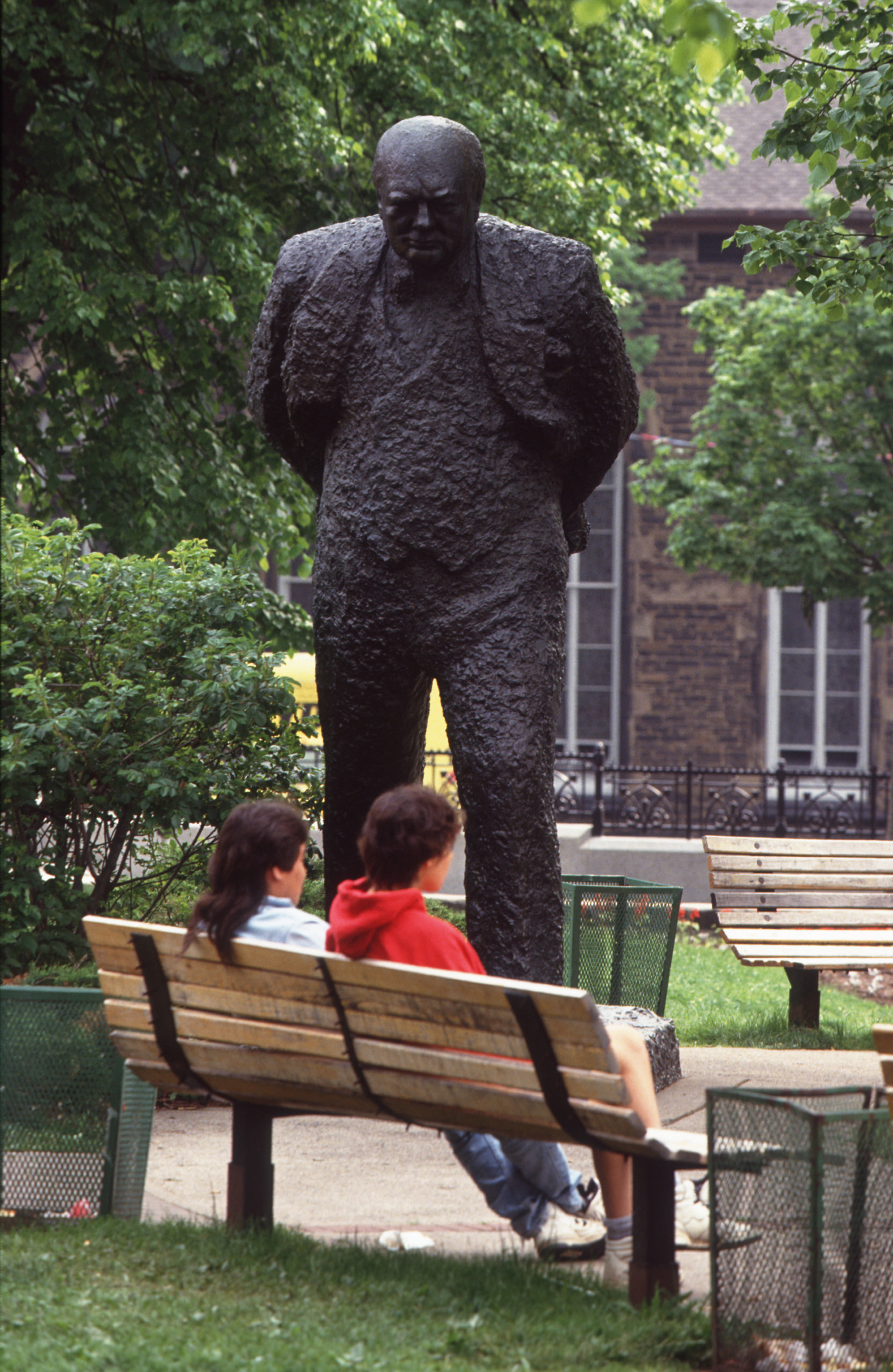 Winston Churchill Statue in Halifax